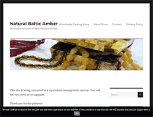 Tablet Screenshot of natural-baltic-amber.com